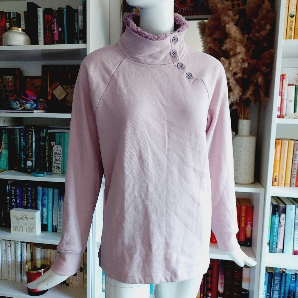 Abercrombie & Fitch Pink Cowl Neck Sweater P495